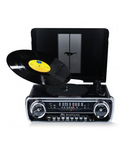 ION Mustang LP 4 in 1 Retro Hifi System - zwart