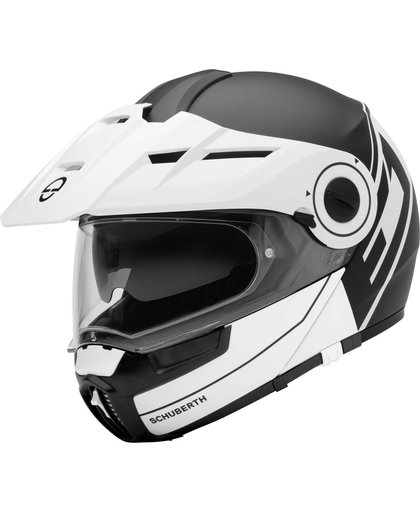 Schuberth E1 Radiant Helmet Black White M
