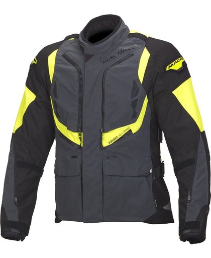 Macna Vosges Motorcycle Textile Jacket Black/Green XL
