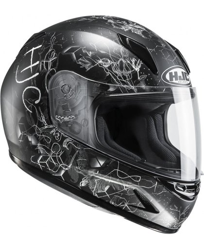 HJC CL-Y Vela Kids Helmet Black Grey S