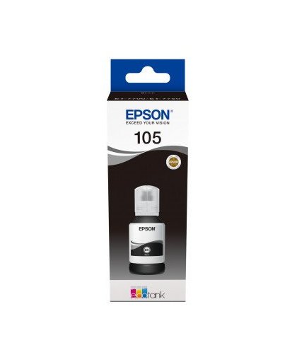 Epson Inkt 105 EcoTank Origineel Zwart C13T00Q140