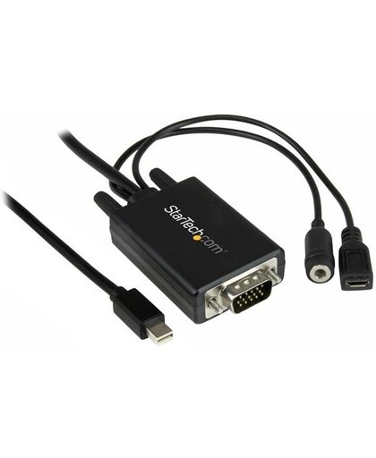 StarTech.com Mini DisplayPort naar VGA adapter kabel met audio 3m