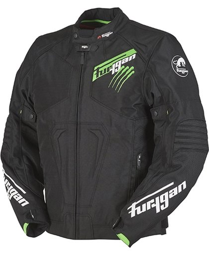 Furygan Hurricane Textile Jacket Black Green XL