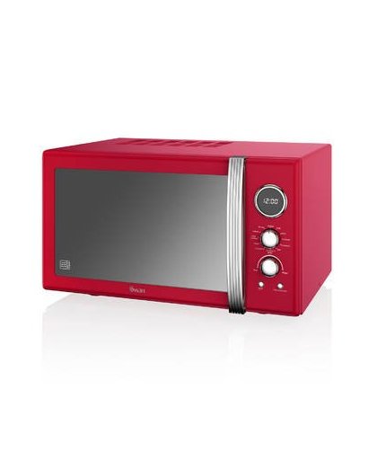 Swan - Combination Microwave - SM22080RN Red
