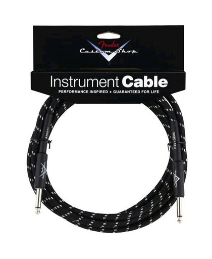 Fender Custom Shop Cable 4.5m Black Tweed (STRAIGHT-STRAIGHT)