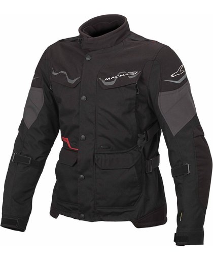 Macna Mountain Motorcycle Textile Jacket Black 4XL
