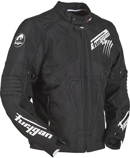 Furygan Hurricane Textile Jacket Black White S