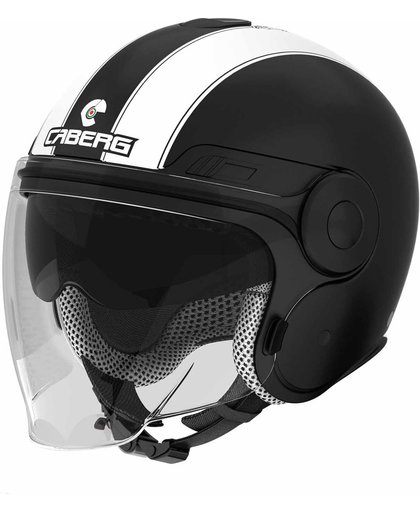 Caberg Uptown Legend Jet Helmet Black White 2XL