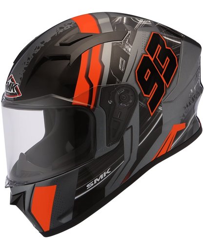 SMK Helmets SMK Stellar Swank Black Orange 2XL