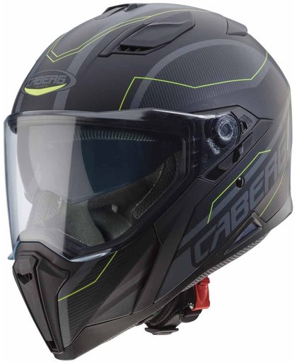 Caberg Jackal Supra Helmet Black Green 2XL