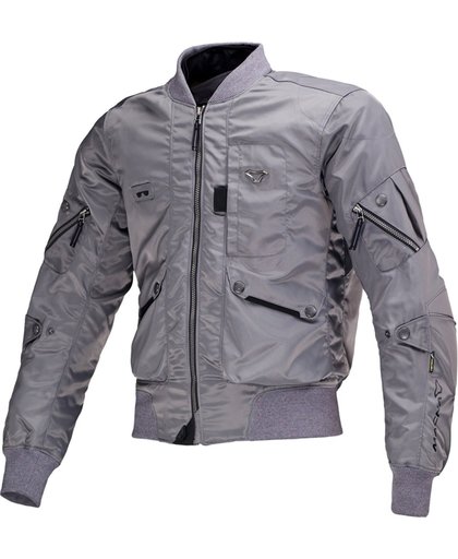 Macna Bastic Textile Jacket Grey 2XL