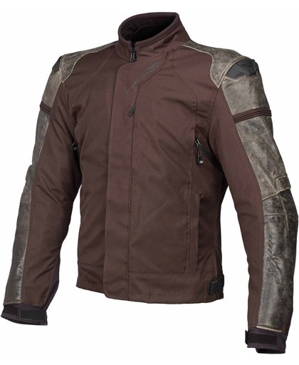 Macna Clash Textile/Leather Jacket Brown XL