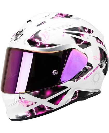 Scorpion Exo 510 Air Xena Helmet White Pink 2XS