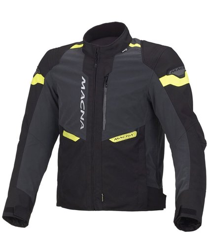 Macna Traction NightEye Textile Jacket Black Grey L