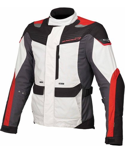 Macna Mentor Textile Jacket 2015 White Red 2XL