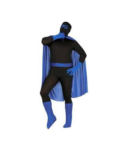 Superheld kostuum set blauw - one size