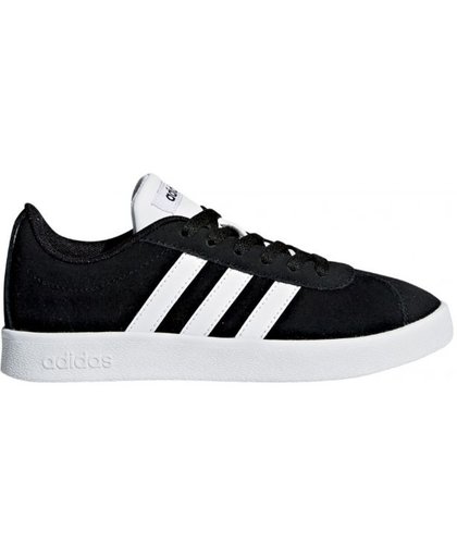 adidas VL Court 2.0 K  Sneakers - Maat 36 2/3 - Unisex - zwart/wit