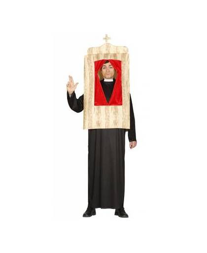 Priester kostuum biechthok m/l - maat / confectie: medium-large / 48-52