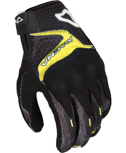 Macna Octar MX Gloves Black Yellow L