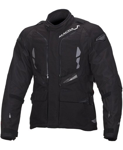 Macna Vosges Motorcycle Textile Jacket Black 3XL