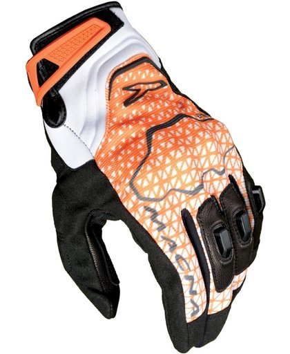 Macna Assault Gloves Black White Orange XL
