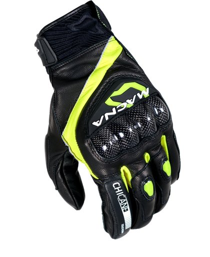 Macna Chicane Gloves Black Yellow 2XL