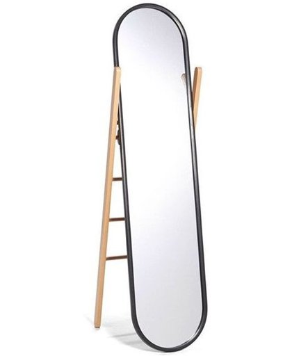 Umbra Hub staande spiegel voor slaap- en badkamer - zwart / naturel
