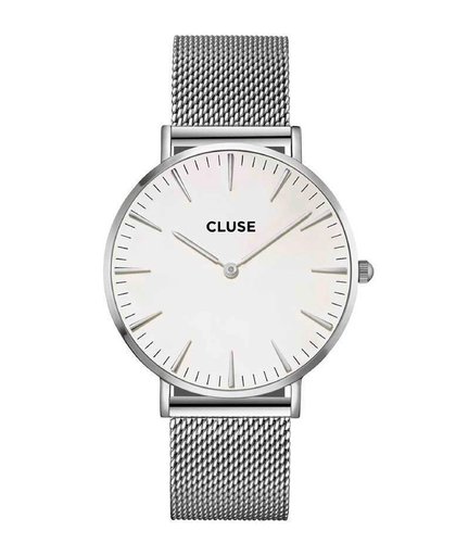 CLUSE CL18105 LA Bohème Mesh - Horloge - Staal - Ø 38 mm