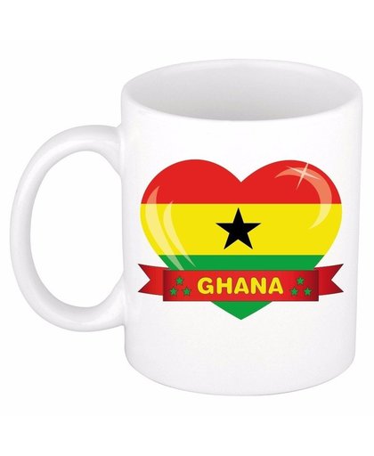 Hartje Ghana mok / beker 300 ml Multi