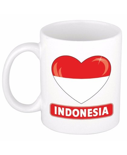 Hartje Indonesie mok / beker 300 ml Multi