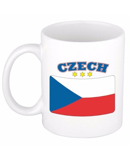 Mok / beker Tsjechische vlag 300 ml Multi