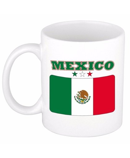 Mok / beker Mexicaanse vlag 300 ml Multi