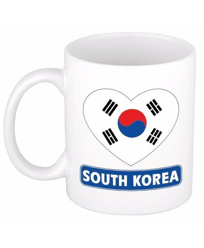 Hartje Zuid Korea mok / beker 300 ml Multi