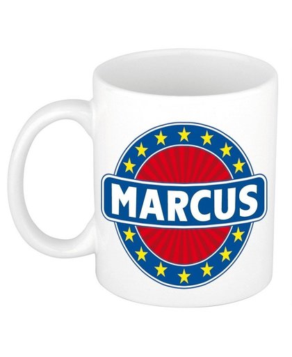 Marcus naam koffie mok / beker 300 ml Multi