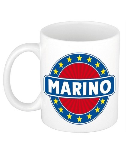 Marino naam koffie mok / beker 300 ml Multi