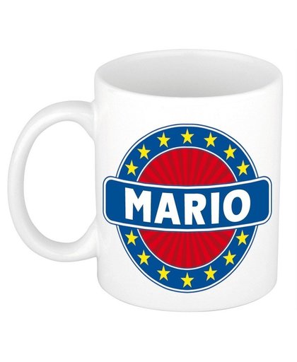 Mario naam koffie mok / beker 300 ml Multi