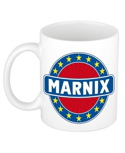 Marnix naam koffie mok / beker 300 ml Multi