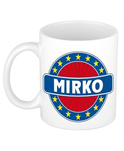 Mirko naam koffie mok / beker 300 ml Multi