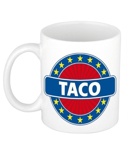 Taco naam koffie mok / beker 300 ml Multi