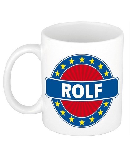 Rolf naam koffie mok / beker 300 ml Multi