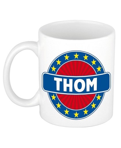 Thom naam koffie mok / beker 300 ml Multi