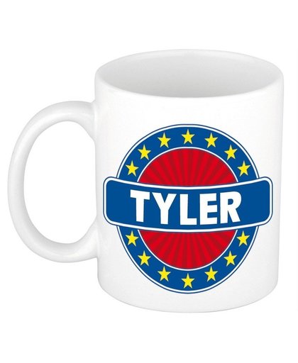 Tyler naam koffie mok / beker 300 ml Multi