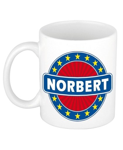 Norbert naam koffie mok / beker 300 ml Multi