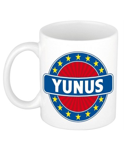 Yunus naam koffie mok / beker 300 ml Multi