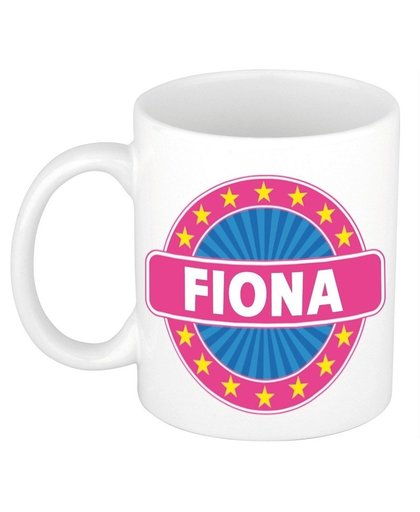 Fiona naam koffie mok / beker 300 ml Multi