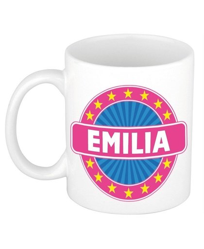 Emilia naam koffie mok / beker 300 ml Multi