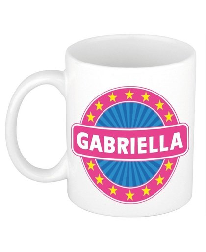 Gabriella naam koffie mok / beker 300 ml Multi
