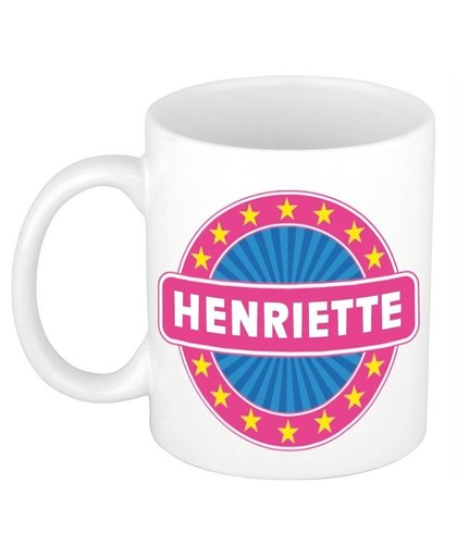 Henriette naam koffie mok / beker 300 ml Multi