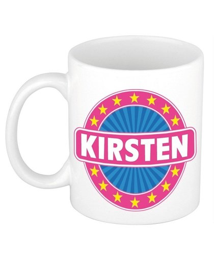 Kirsten naam koffie mok / beker 300 ml Multi