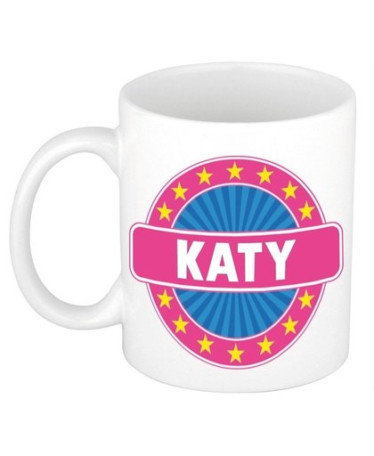 Katy naam koffie mok / beker 300 ml Multi